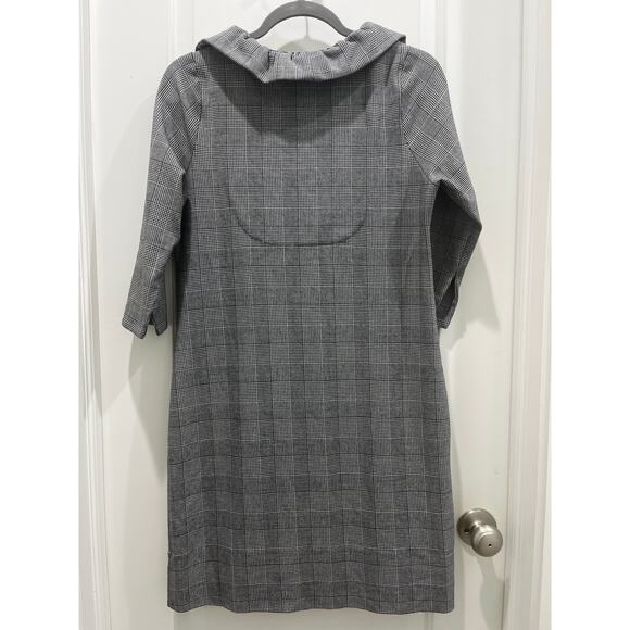 Gretchen Scott Designs Wall Streeter Jersey Ruffle Neck Dress Sz S - Picture 7 of 8